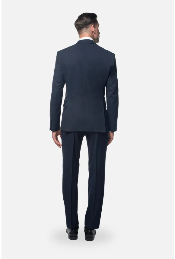 GARNITUR DAVALO 318Z GRANATOWY SUPER SLIM FIT