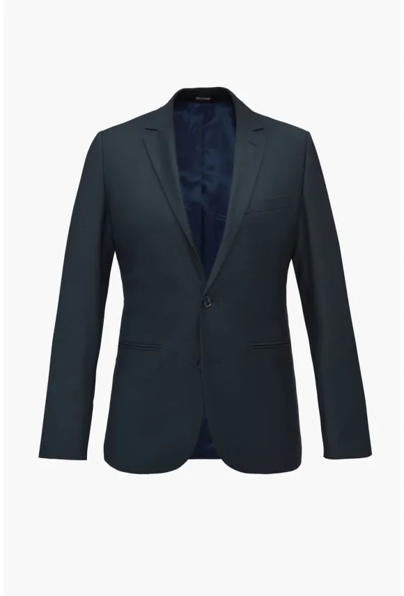 MARYNARKA CALOBRA ZIELONA SLIM FIT JEDNORZĘDOWA