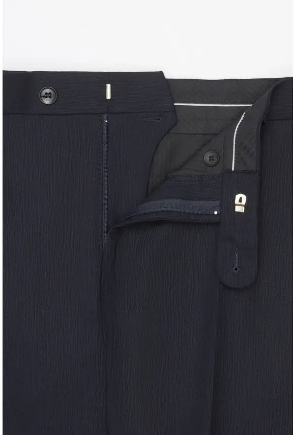 SPODNIE WINBOW 318A GRANATOWE Z WEŁNY