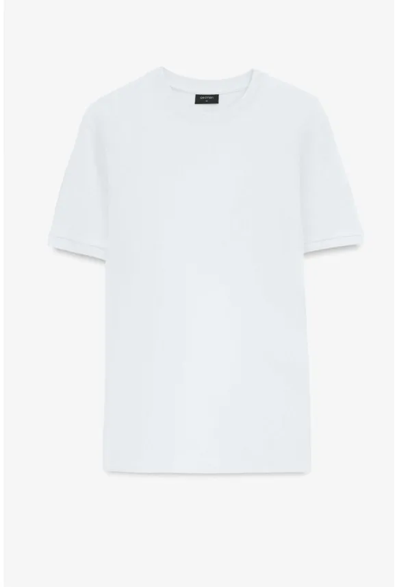 T SHIRT MORAND BIAŁY Z BAWEŁNY