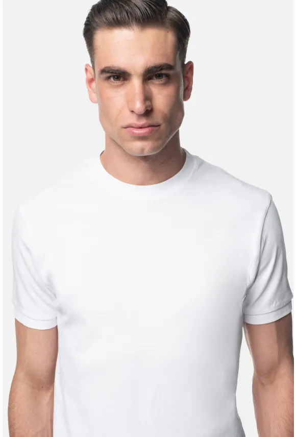 T SHIRT MORAND BIAŁY Z BAWEŁNY