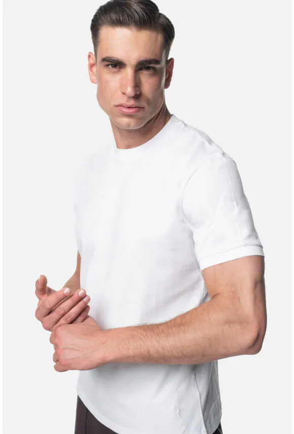 T SHIRT MORAND BIAŁY Z BAWEŁNY