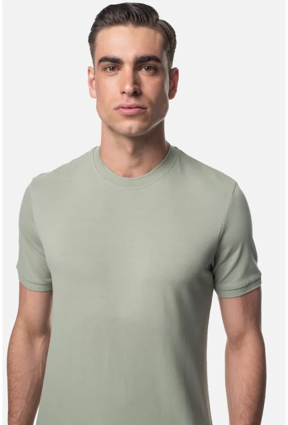 T SHIRT MORAND ZIELONY Z BAWEŁNY