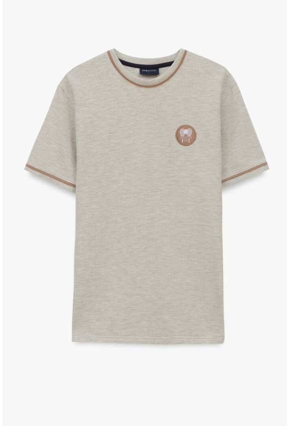 T SHIRT TENNIS CLUB 118 SZARY Z BAWEŁNĄ T SHIRT TENNIS CLUB 118 SZARY Z BAWEŁNĄ