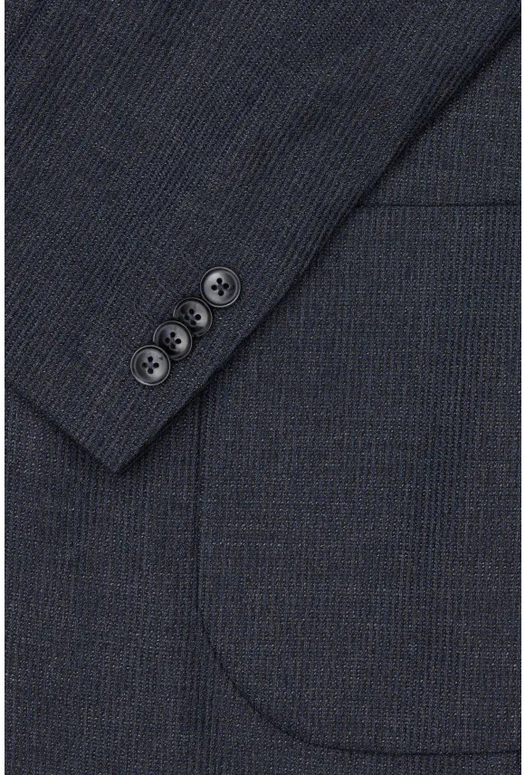 MARYNARKA ALEDO GRANATOWA SLIM FIT JEDNORZĘDOWA