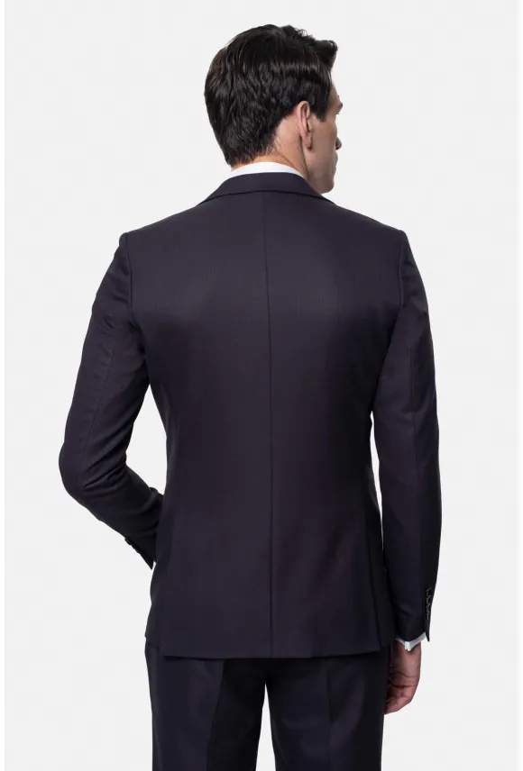 MARYNARKA MOLISE FIOLETOWA SUPER SLIM FIT JEDNORZĘDOWA