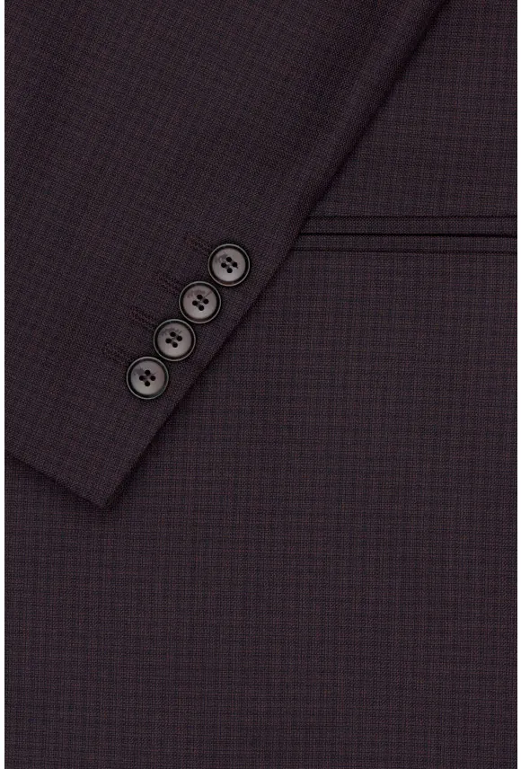 MARYNARKA MOLISE FIOLETOWA SUPER SLIM FIT JEDNORZĘDOWA