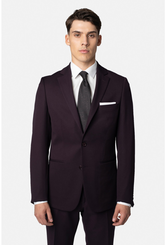 MARYNARKA FORMELLO FIOLETOWA SLIM FIT JEDNORZĘDOWA MARYNARKA FORMELLO FIOLETOWA SLIM FIT JEDNORZĘDOWA