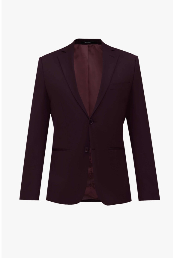 MARYNARKA FORMELLO FIOLETOWA SLIM FIT JEDNORZĘDOWA