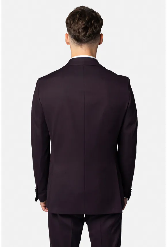 MARYNARKA FORMELLO FIOLETOWA SLIM FIT JEDNORZĘDOWA