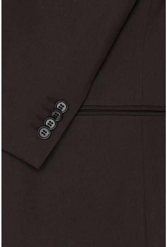 MARYNARKA FORMELLO BRĄZOWA SLIM FIT JEDNORZĘDOWA