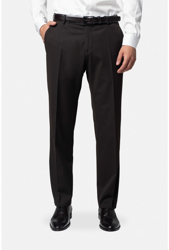 SPODNIE FORMELLO SLIM BRĄZOWE SPODNIE FORMELLO SLIM BRĄZOWE