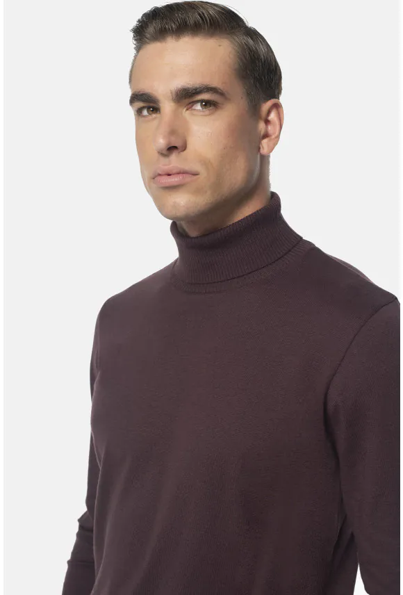 SWETER GROTTON GOLF BORDOWY Z BAWEŁNĄ