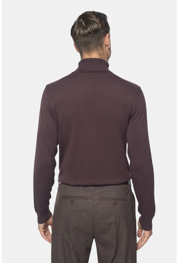SWETER GROTTON GOLF BORDOWY Z BAWEŁNĄ
