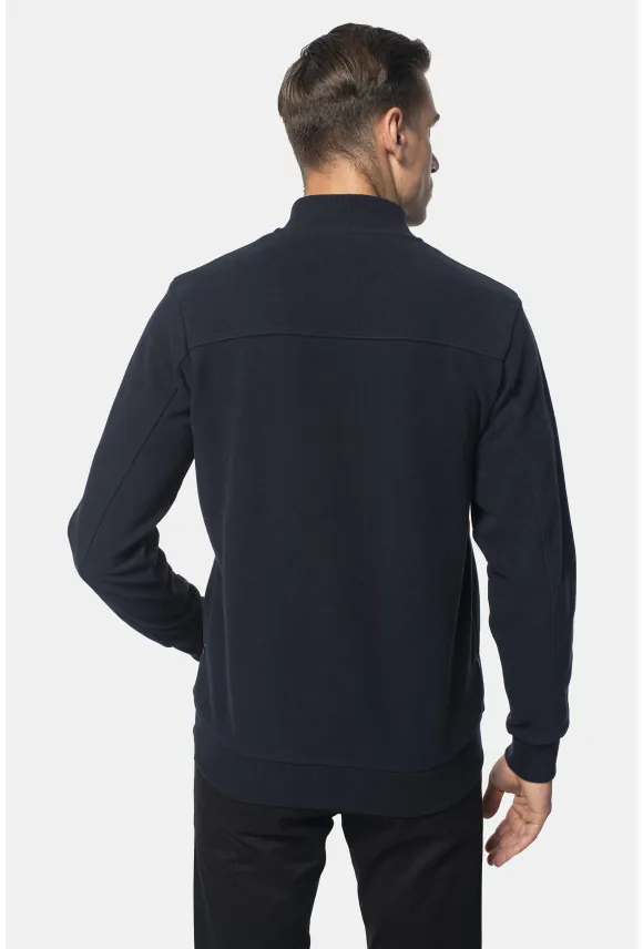 BLUZA OSANI ROZPINANA GRANATOWA Z BAWEŁNĄ