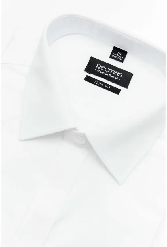 KOSZULA SAVERNE2 9001 SP SLIM FIT BIAŁA