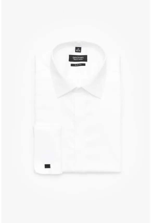 KOSZULA VERSONE 2623 SP SLIM FIT BIAŁA