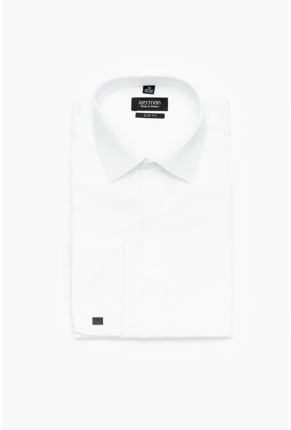 KOSZULA VERSONE 2383 SP SLIM FIT BIAŁA